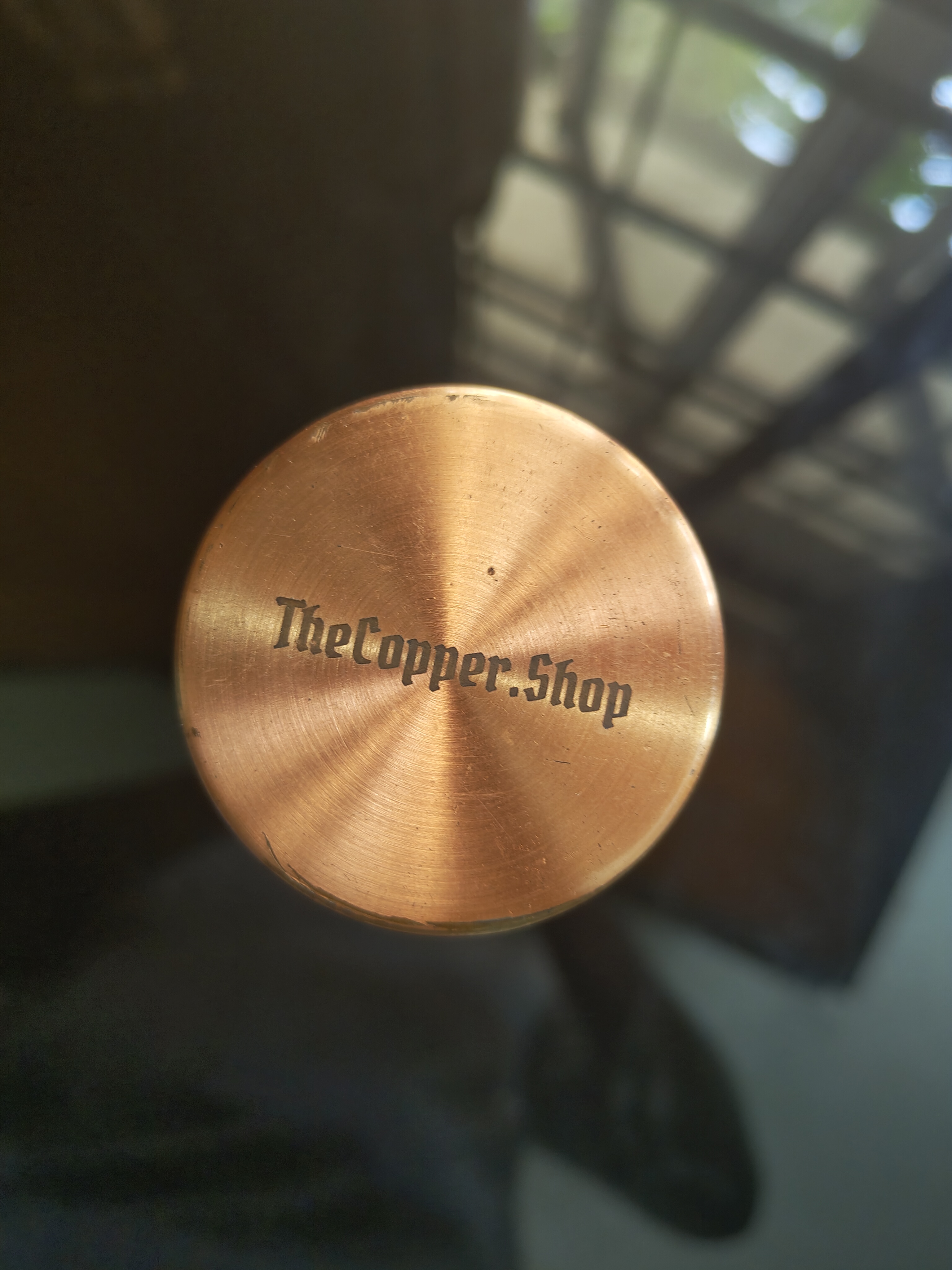 Copper bottle cap